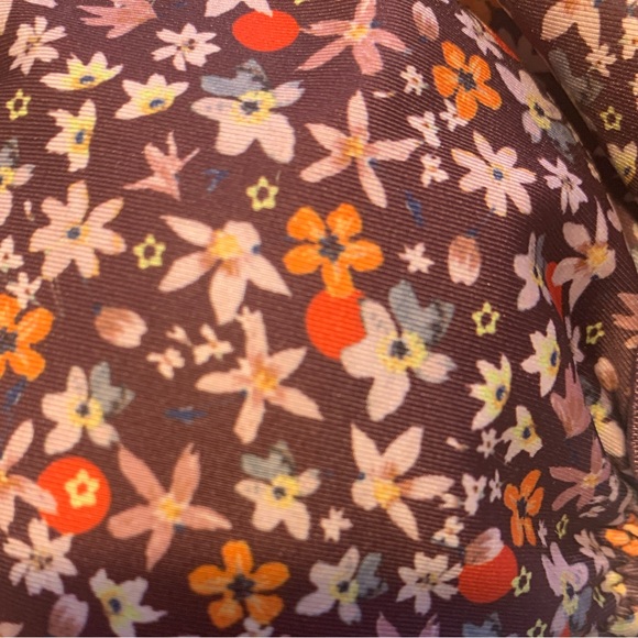 NWOT - Cute Brown Ditsy Floral Bikini Top - Picture 5 of 6